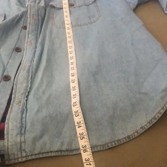 NORTHWEST Denim, buttons down fully Flannel Lined men’s Jacket size 4XL” - Picture 12 of 16